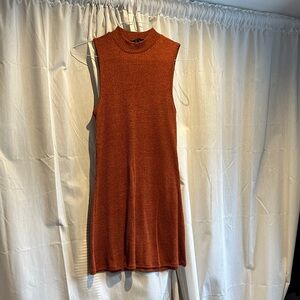 Forever 21 Sleeveless Orange Tunic